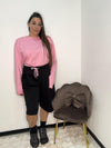 Coordinato black and pink
